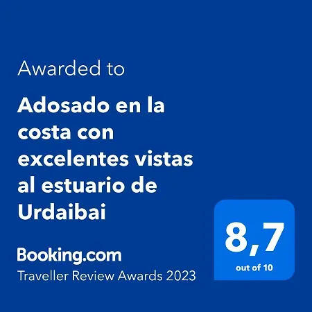 Adosado En La Costa Con Excelentes Vistas Al Estuario De Urdaibai Holiday home *